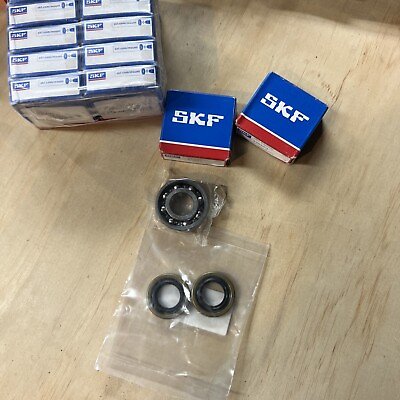 #ad SKF crank crankshaft bearings with seals for Husqvarna 281 288 394 395 XP K1250 $30.00