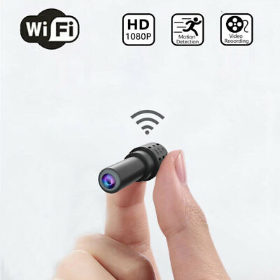 #ad Mini Spy Camera WiFi HD 1080P Hidden IP Night Vision Camcorder Home Security Cam $19.99