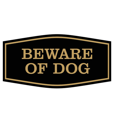 #ad Fancy Beware of Dog Sign $14.24