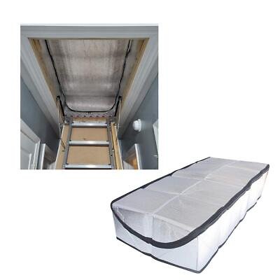 #ad Attic Stairway Insulation Cover Premium Energy Saving Attic Stairs Door Ladder I $47.54