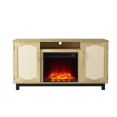 #ad Festivo Fireplace Tv Stands 15.47quot;32.68quot;X62.99quot; Freestanding Wooden Electric $346.07