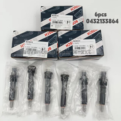 #ad 6pcs Bosch Fuel Injectors Fits 300 Marine 12 Valve 5.9L Cummins 50HP 0432133864 $113.00