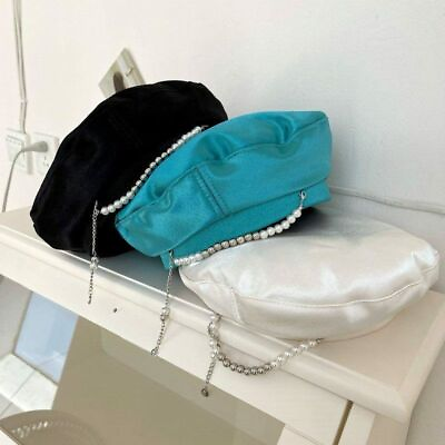 #ad Beret Hats Solid Color Elegant Peal Hat Beret French Artist Women Lady Caps $13.88