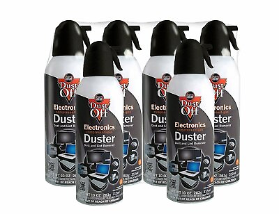#ad Dust Off Disposable Compressed Gas Duster 10 oz Cans 6 Pack $47.99