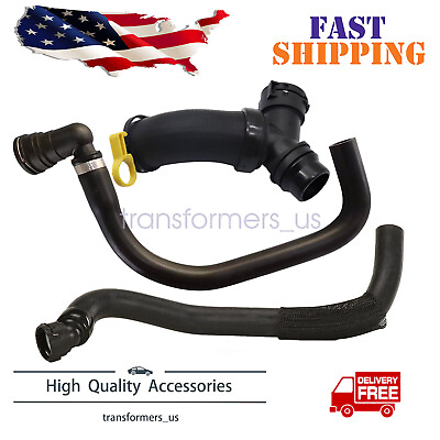 #ad Upper Radiator Hose Y Connector Lower Degaus Fit For 2011 2020 Ford F150 5.0L $57.19