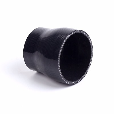 #ad 2.5quot; TO 3quot; 4 PLY STRAIGHT TURBO INTAKE PIPE SILICONE COUPLER REDUCER HOSE BLACK $6.60