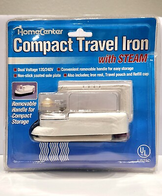 #ad Compact Travel Iron with Steam $20.50