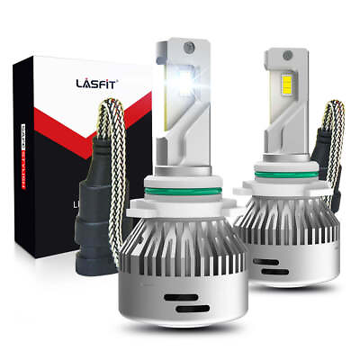 #ad LASFIT 9006 HB4 LED Headlight Bulb Kit Low Beam 6000K 60W 6000LM White Lights 2X $49.99