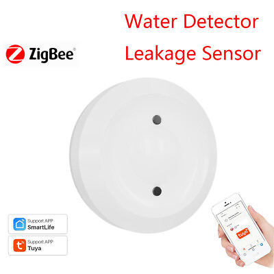 #ad TUYA ZigBee Water Leak Detector Flood Sensor Water Tank Full Water Linkage Alarm $12.86