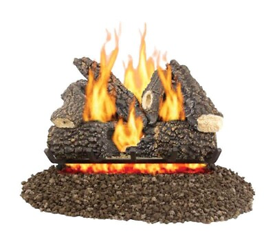 #ad Pleasant Hearth VL AA24D Fireplace Log Set Arlington Ash 56 lb 55000 BTU $178.00