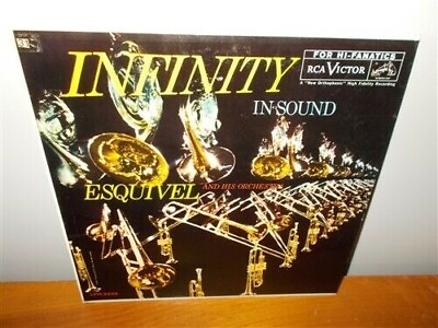 #ad Esquivel amp; His Orchestra . Infinity In Sound . Latin . RCA Record LP C $16.00