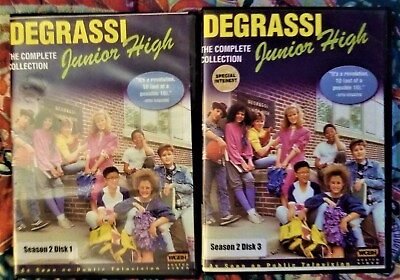 #ad Degrassi Junior High: Season 2 Disc 1 amp; Disc 3 DVD LIKE NEW $5.99