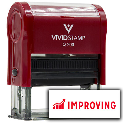 #ad Vivid Stamp Improving Self Inking Rubber Stamp $11.87