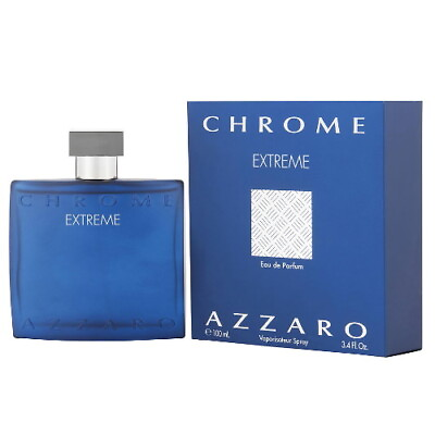 #ad Chrome Extreme by Azzaro 3.4 oz EDP Cologne for Men New In Box $34.73