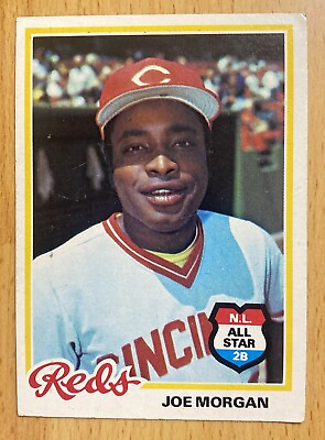 #ad 1978 Topps Joe Morgan #300 Cincinnati Reds Sports Card MLB Baseball EX $1.41
