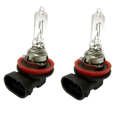 #ad 2x H8 Halogen 35W 12V Fog Lights Light Bulbs Bright Clear Glass Replacement Pair $10.95