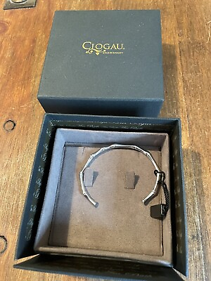 #ad UNUSUAL CLOGAU ROSE GOLD AND STERLING SILVER BANGLE BRACELET IN ORIGINAL BOX.. GBP 130.00