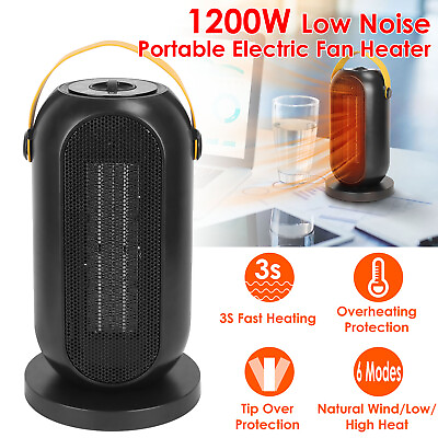 #ad Oscillating Portable Electric Space Heater Thermostat Adjustable Heating Fan $30.19