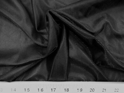 #ad Fabric Nylon 40 Denier Tricot Stretch Black 108 inch wide TR15 $89.99