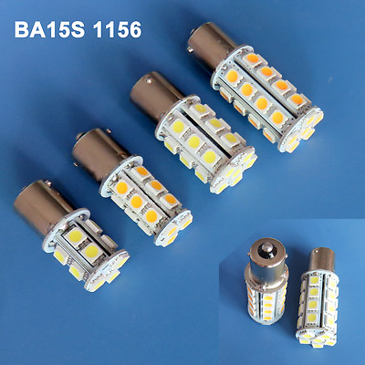 #ad 1 10x BA15S 1156 13 18 24 30 5050 LED Car Light Boat Bulb Lamp DC 12V Highlight $2.79