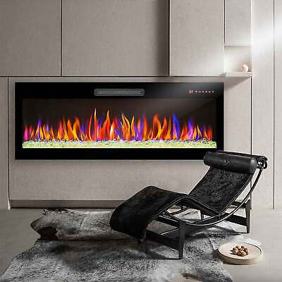 #ad Ultra Thin Multifunctional Fireplace Heater With Remote Control 11 Temperature $234.86