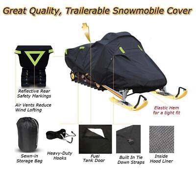 #ad Trailerable Sled Snowmobile Cover Ski Doo Summit X 800R 154 E TEC 2011 2012 2013 $92.93