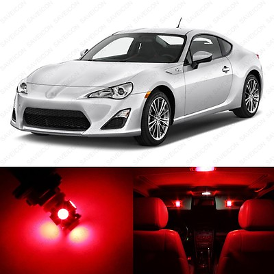 #ad 6 x Red LED Interior Lights Package For 2013 2016 Scion FRS PRY TOOL $9.99