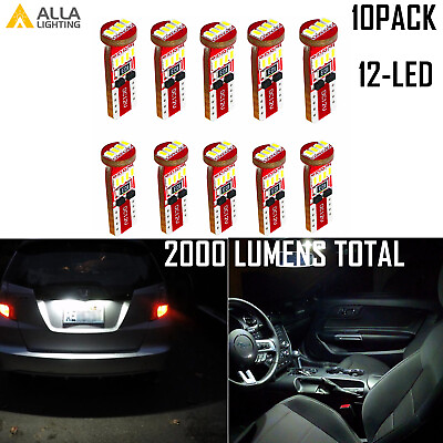 #ad Alla Multi Use LED 168 License Plate Light Bulb Map Light Bulb Side Marker Light $11.98