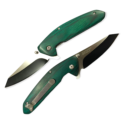 #ad TACTICAL Spring Assisted Open Pocket Knife CLEAVER RAZOR FOLDING Blade $15.80
