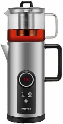 #ad Electric Double 1.8 L Stainless Steel Tea Kettle amp; 1 L Glass Teapot with Infuser $124.89