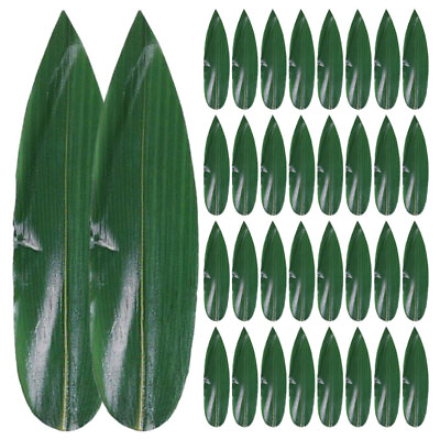 #ad Enhance Your Sushi Presentation with 100 Artificial Bamboo Leaves $10.15