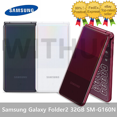 #ad #ad Samsung Galaxy Folder2 32G SM G160N Unlocked LTE 2021.ver Grey White Red $142.37