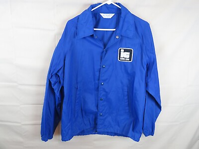#ad Vintage Nylon Patch Iowa Gas Upstream Coat Jacket Men M $30.00