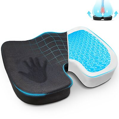 #ad EcoNour Gel Seat Cushion for Pressure Relief Office Chair Cushion for Sciat... $26.00