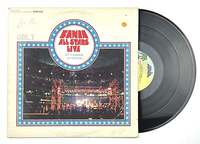 #ad Fania All Stars Live At Yankee Stadium Vol. 1 Vinyl LP 1975 Palm Tree Label VG $39.99