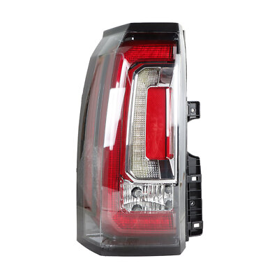 #ad For 2015 2020 GMC Yukon XL SLE Clear Red Lens Tail Light lamp w Bulb Left Side $43.59