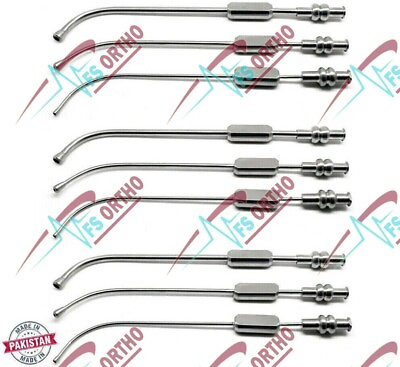 #ad 9 Pcs Dental Cannula Sinus Suction Tubes 2.5mm 3mm amp; 4mm Surgical Instruments $67.50