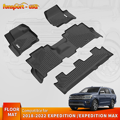 #ad Floor Mats Liner Set for 2018 2024 Ford Expedition Expedition Max All Weather $99.99