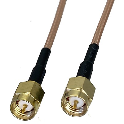 #ad RG316 SMA Male to SMA Male Plug Connector RF Coaxial Jumper pigtail Cable $1.69