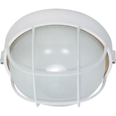 #ad Nuvo Lighting 60 518 Brentwood Outdoor Wall Light Semi Gloss White $54.99
