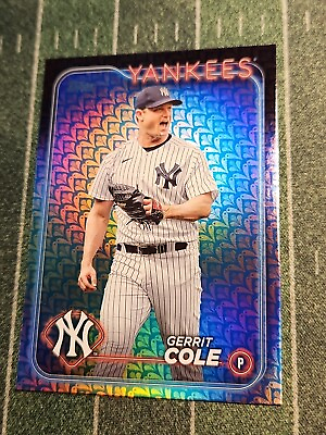 #ad Gerrit Cole 🟣🐰 HOLIDAY FOIL 🐰🟣 Topps 2024 💥💥 New York Yankees 💥💥 $6.00