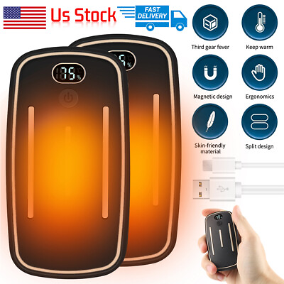 #ad 2PK 20000mAh Rechargeable Hand Warmer Heater Magnetic Electric Pocket Warmers U $27.85