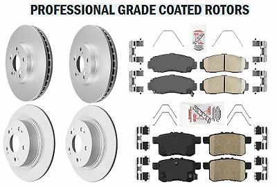 #ad Front amp; Rear Pads and Rotors for 2008 2012 Honda Accord EX EXL 300mm $199.99