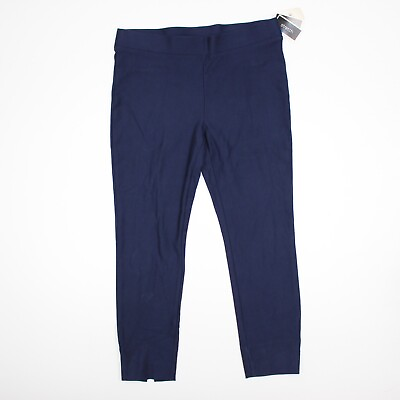 ECI NY Women Pants XL Heather Blue Casual Stretch $19.99