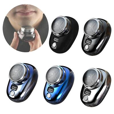 #ad Portable Electric Razor Mini Shave for Men USB Shaver Travel Rechargeable $3.92
