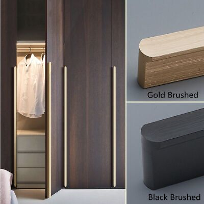 #ad Long Door Handle Kitchen Cabinet Wardrobe Cupboard Door Pulls Aluminum Alloy 1Pc $38.99