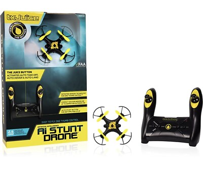 #ad TX Juice Ai Stunt Drone Quadcopter Patented AI Auto take off Easy Flying New $24.50