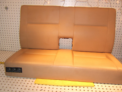 #ad Mercedes W210 97 03 Wagon E320W rear LEATHER Creme beige bench 2 Pieces 1 Seat $455.00