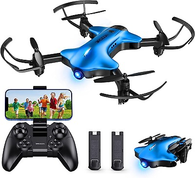 #ad Spacekey Drone w Camera 1080P Remote Control for Kids Beginners LED Flying NEW $71.81
