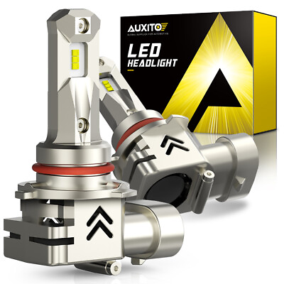 #ad AUXITO HB3 9005 LED Kit Headlight High Beam Low 6000K Bulbs White Fog Lamp NEW $36.99